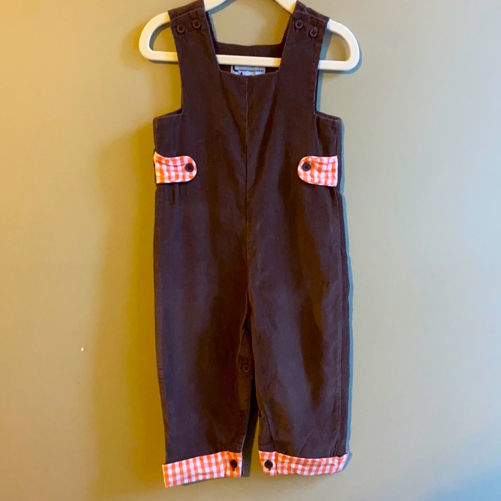 EUC. Crescent Moon Kids 18m Brown Corduroy Lomg All.